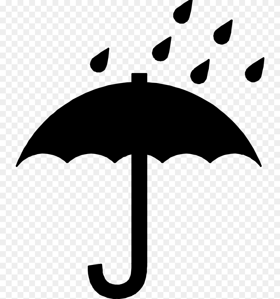 Umbrella Icon File Keep Dry Symbol, Gray Png Image