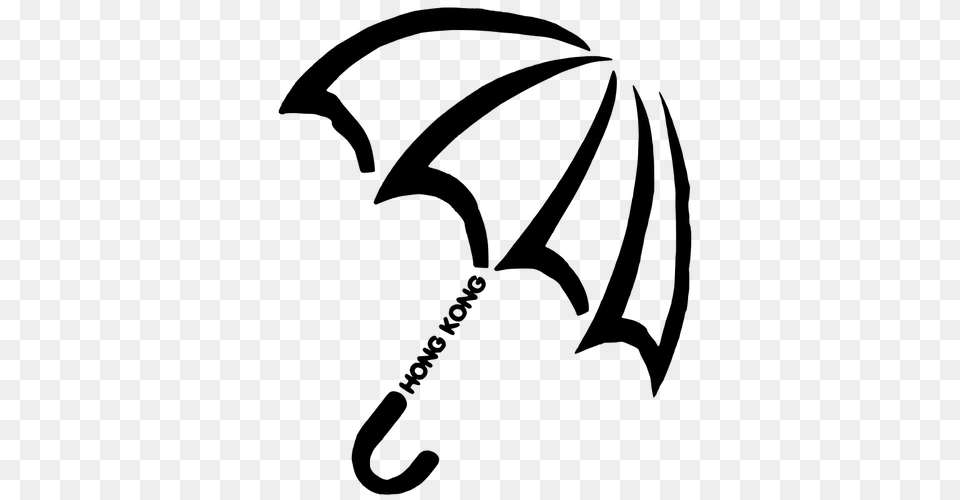 Umbrella Movement Sign Vector Clip Art, Gray Free Transparent Png