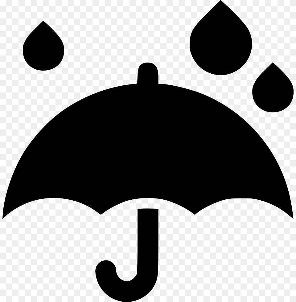 Umbrella Rain Drops Rain Drops Umbrella Icon, Canopy, Stencil, Animal, Fish Free Png