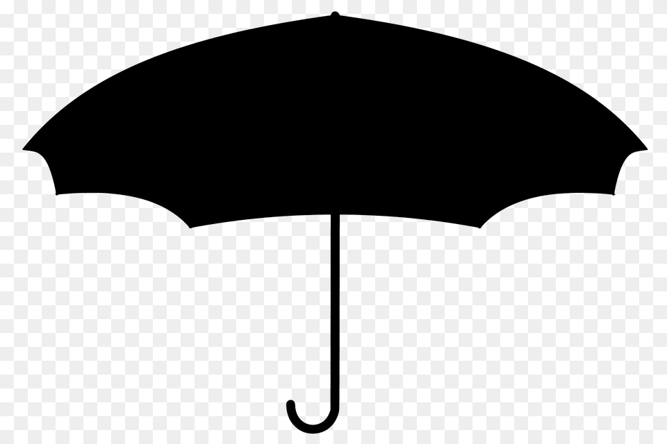Umbrella Silhouette, Canopy, Animal, Fish, Sea Life Free Png