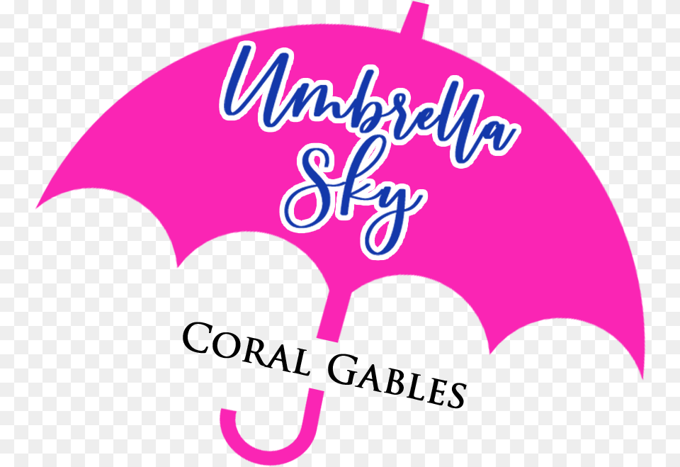 Umbrella Sky Coral Gables Was A Public Art Installation Umbrella Sky Coral Gables, Canopy, Logo, Clothing, Hat Free Png