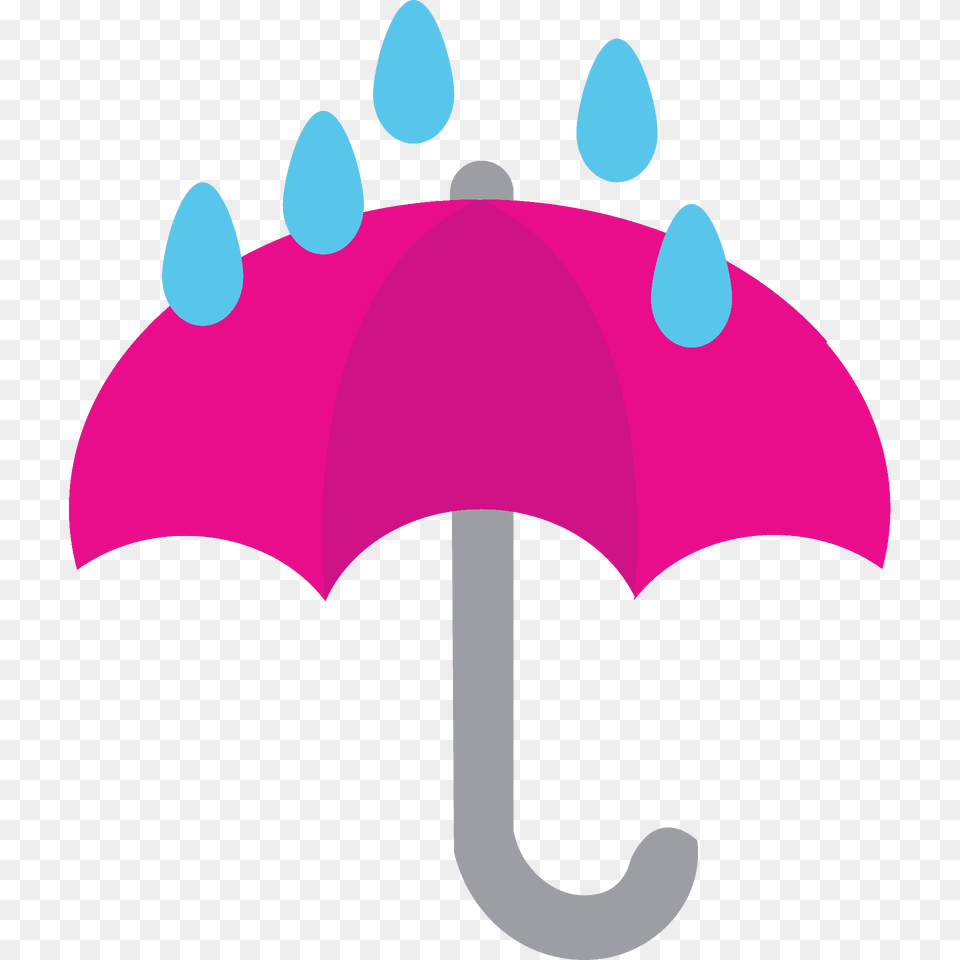 Umbrella With Rain Drops Emoji Clipart, Canopy, Electronics, Hardware Free Transparent Png