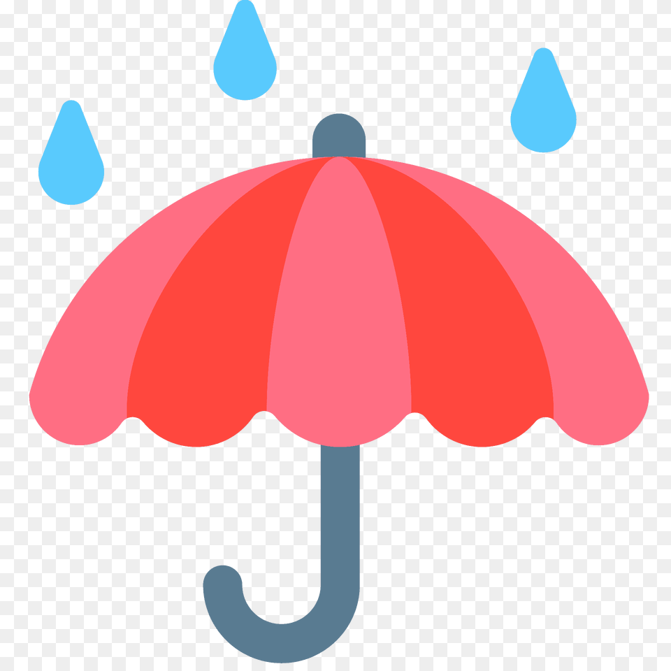 Umbrella With Rain Drops Emoji Clipart, Canopy Free Transparent Png