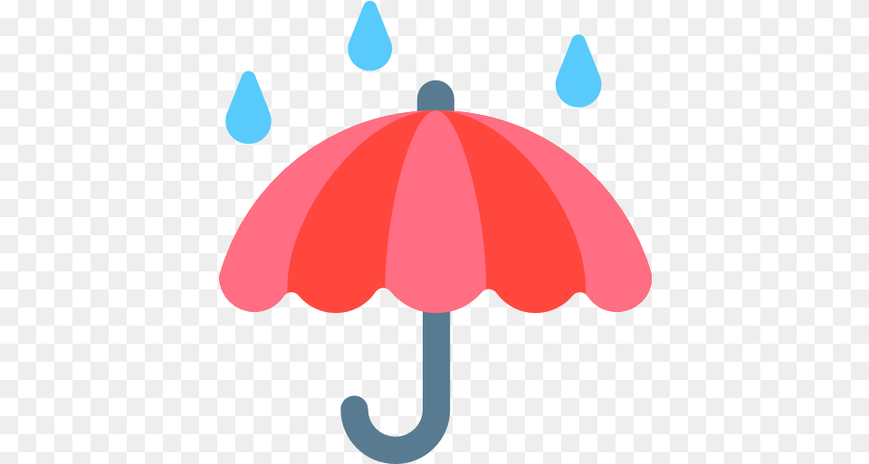 Umbrella With Rain Drops Emoji For Facebook Email U0026 Sms Emoji Parapluie, Canopy Free Png Download