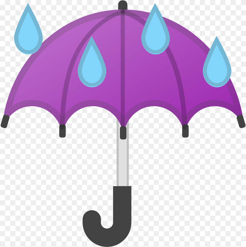 Umbrella With Rain Drops Icon Umbrella Rain Icon, Canopy, Moving Van, Transportation, Van Free Transparent Png