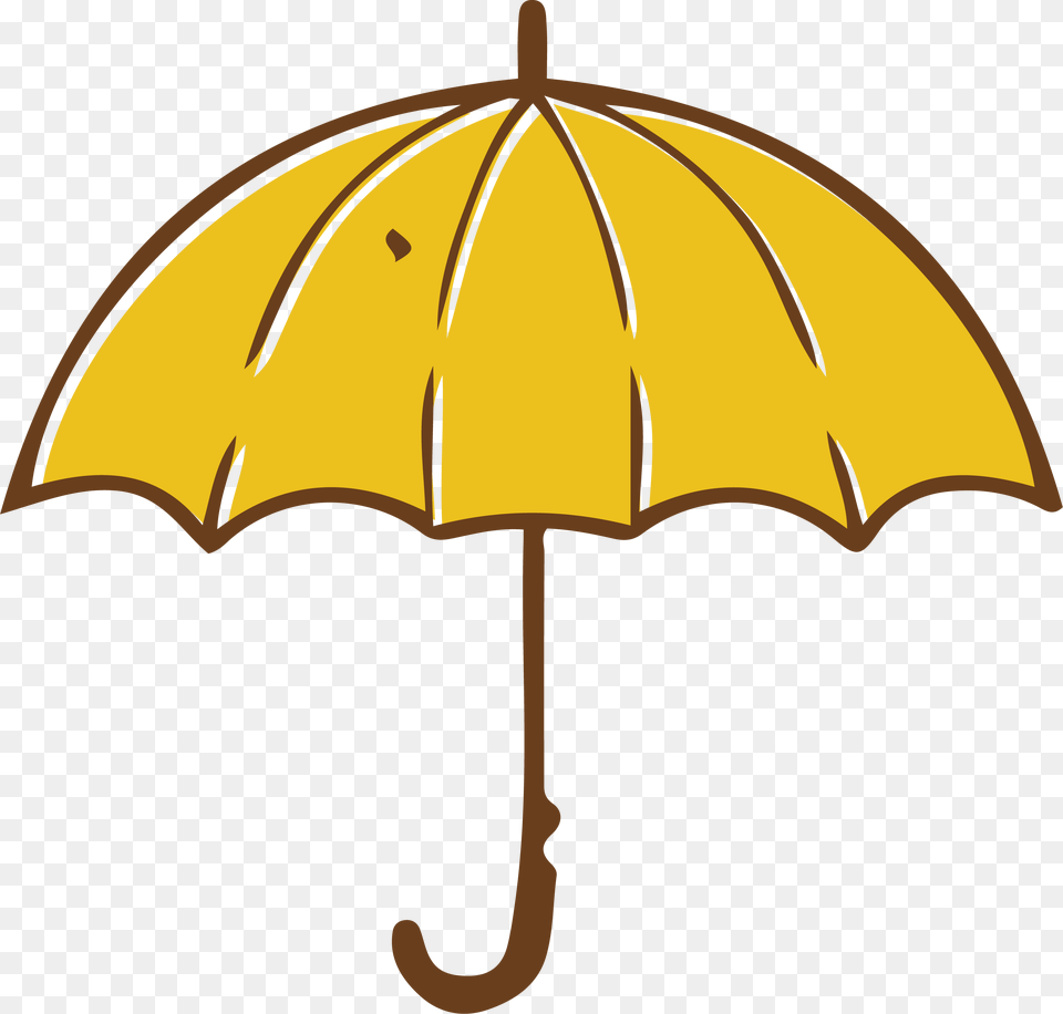 Umbrella Yellow Clip Art Umbrella Clipart Transparent Background, Canopy, Animal, Fish, Sea Life Png Image