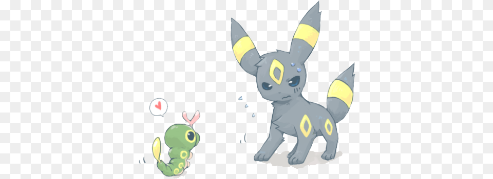 Umbreon Y Caterpie Shared Fictional Character, Animal, Cat, Mammal, Pet Png