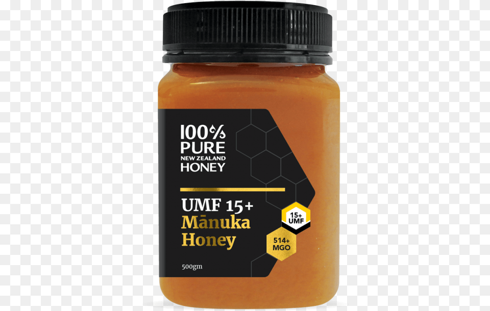 Umf 15 Manuka Honey, Food, Can, Tin, Jar Free Transparent Png