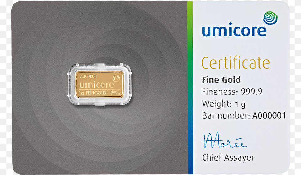 Umicore 1g Gold Bar, Electronics, Hardware, Text, Computer Hardware Free Transparent Png