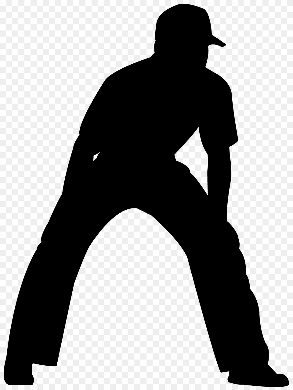 Umpire Silhouette, Clothing, Pants, Martial Arts, Person Png Image