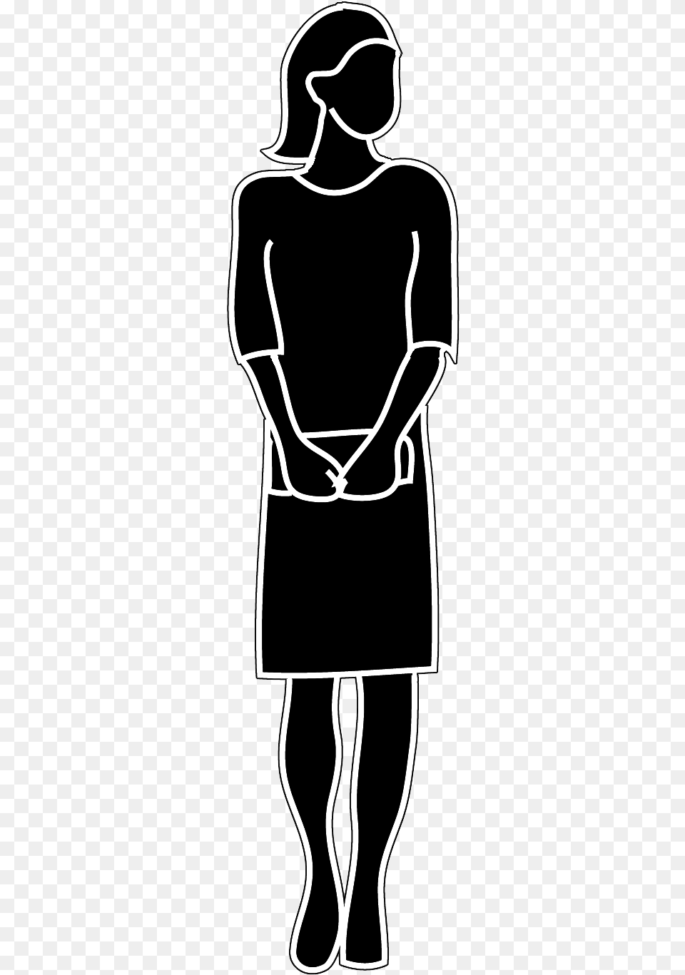 Umriss Frau, Stencil, Adult, Female, Person Png Image