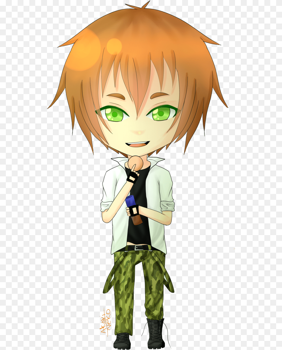 Un Chibi Kentin Christmas Day, Book, Comics, Publication, Person Free Transparent Png