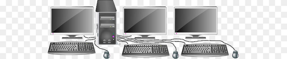 Un Computador Multi Usuario Puede Usarse En Lugares Video Game, Computer, Electronics, Pc, Computer Hardware Free Png