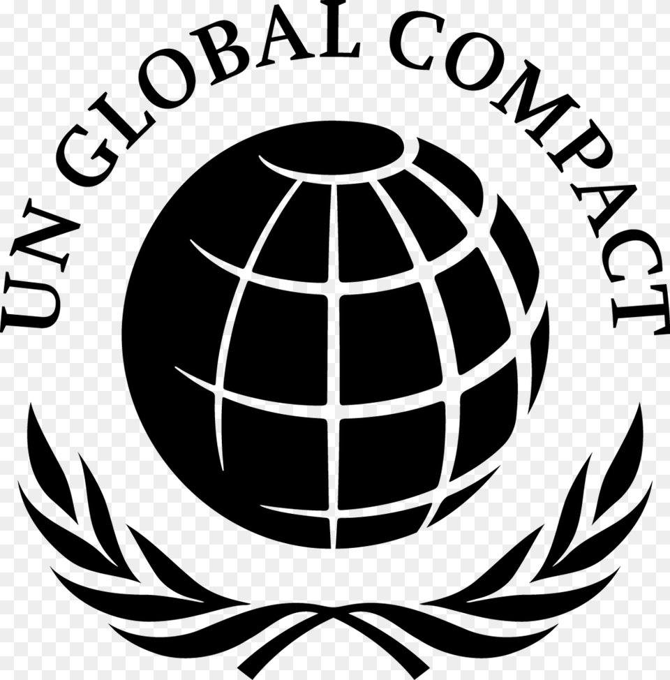 Un Global Compact United Nations Global Compact Logo, Gray Png Image