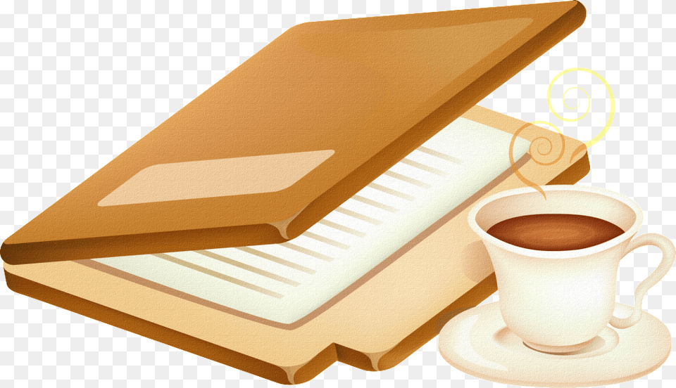 Un Libro Y Una Taza De Caf Transparente Livros Com Cafe, Cup, Beverage, Coffee, Coffee Cup Free Png Download