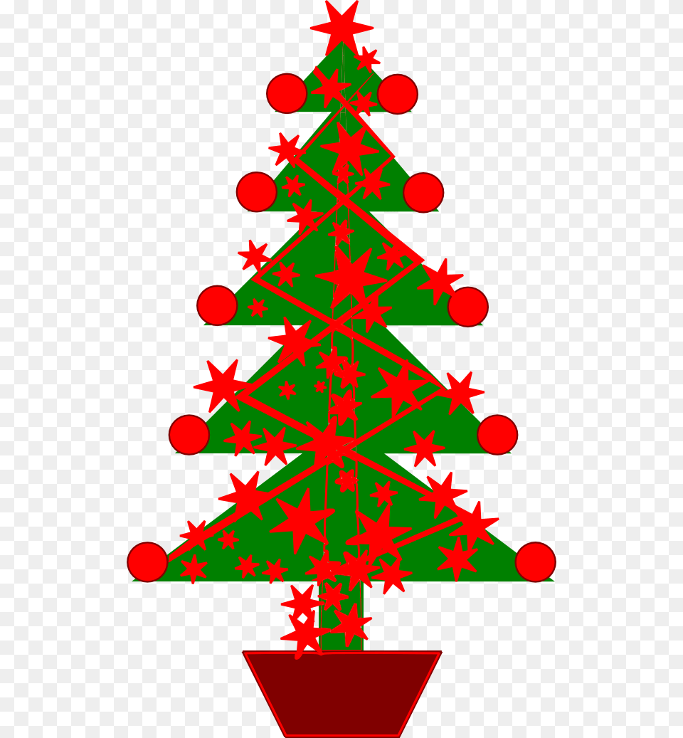 Un Sapin De Nol Dcor En Rouge Christmas Tree, Christmas Decorations, Festival, Dynamite, Weapon Free Png Download