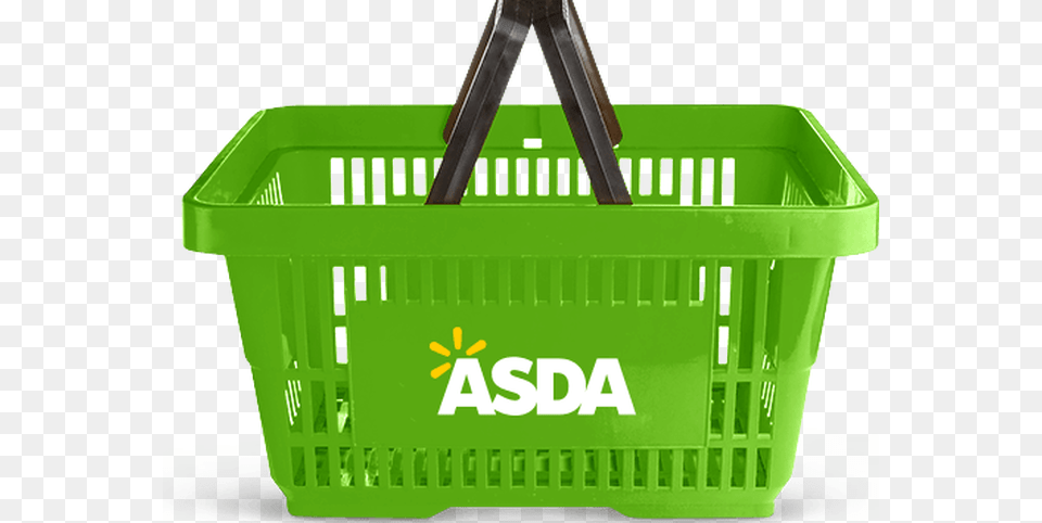 Una Cesta De Asda Asda Basket, Shopping Basket, Mailbox Free Png Download