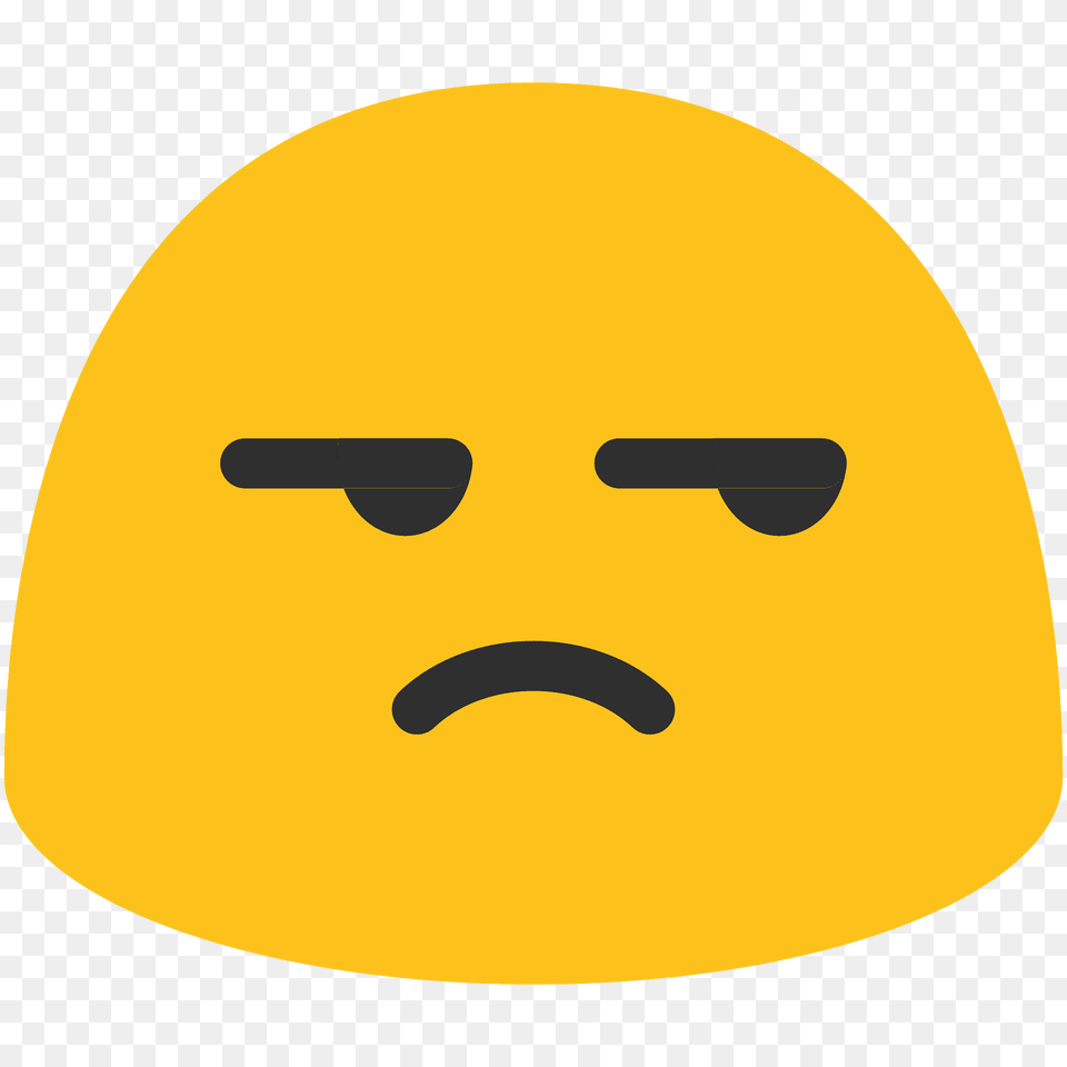 Unamused Face Emoji Clipart, Cap, Clothing, Hat, Head Free Png Download