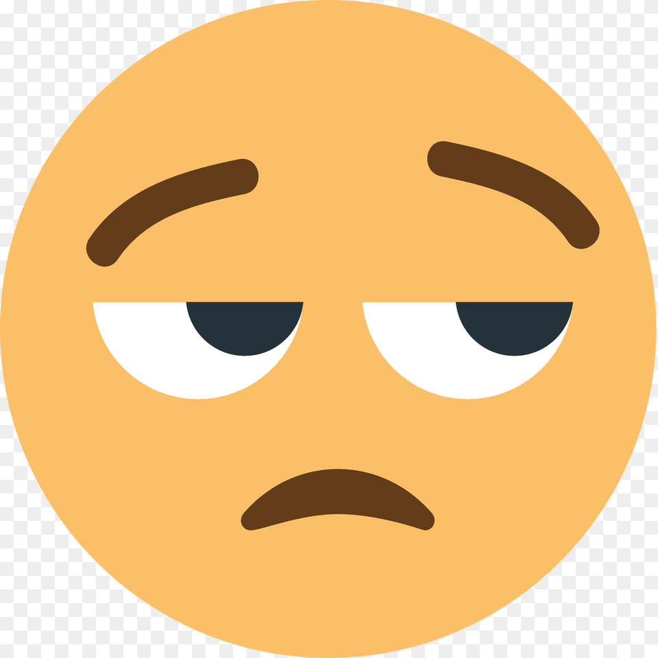 Unamused Face Emoji Clipart, Head, Person, Astronomy, Moon Png