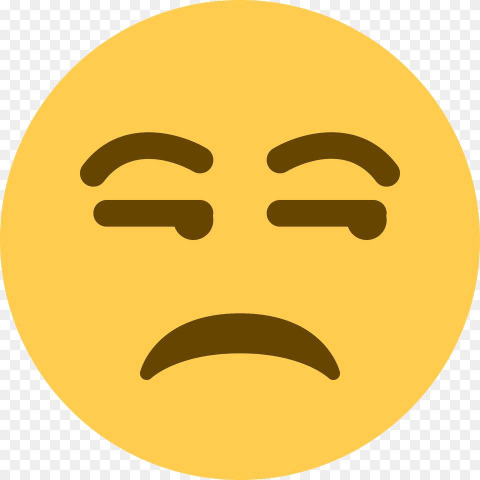 Unamused Face Emoji Clipart, Logo, Astronomy, Moon, Nature Png