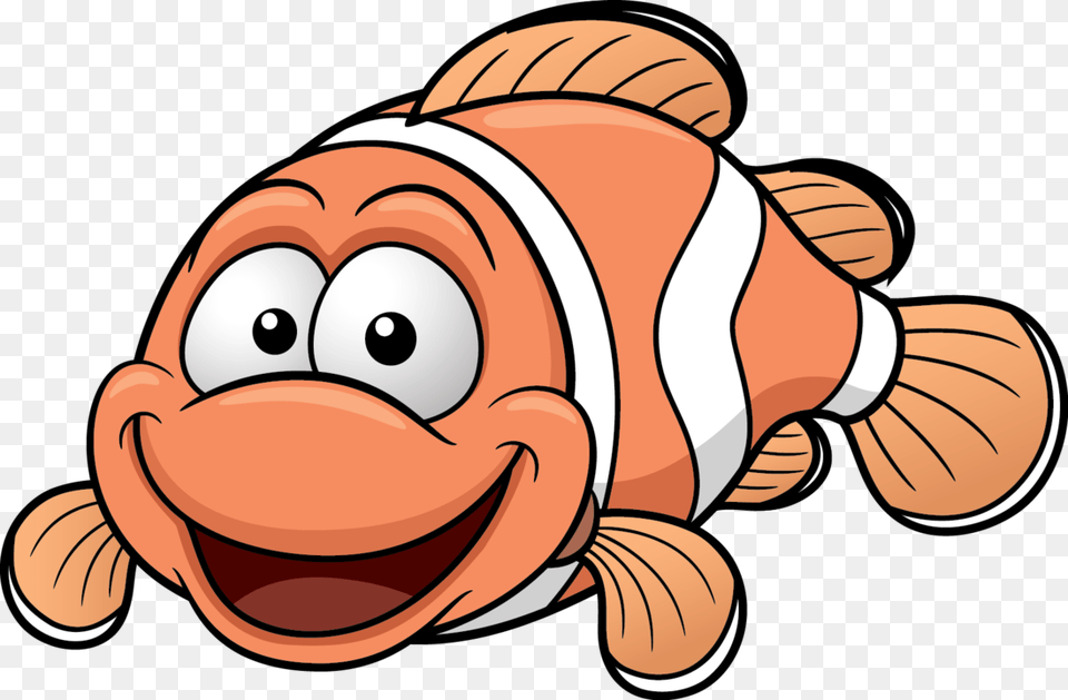 Unassisted Climb Out Of The Pool Clown Fish Cartoon, Baby, Person, Animal, Sea Life Png