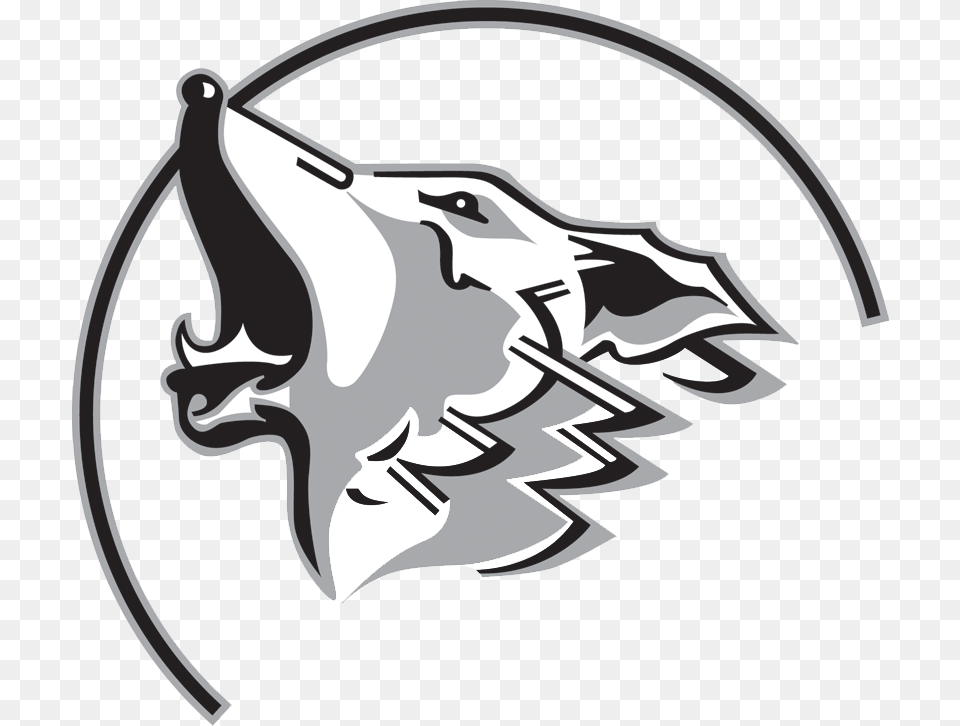 Unbc Timberwolves Logo, Stencil, Symbol Free Transparent Png