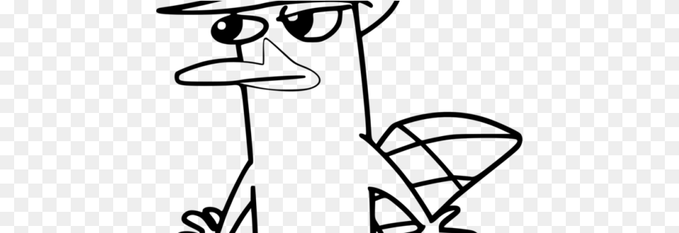 Unbelievable Perry The Platypus Coloring Pages Informative Google Images Perry The Platypus, Gray Free Png Download