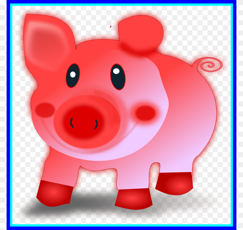 Unbelievable Pig Clipart Zoeken Of Pic Piggy Bank Gif Custom Pink Pig Throw Blanket, Piggy Bank Free Png Download