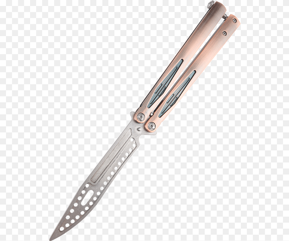 Unbladed Csgo Butterfly Knife Folding Knife Fine All Steel Utility Knife, Blade, Dagger, Weapon Free Transparent Png