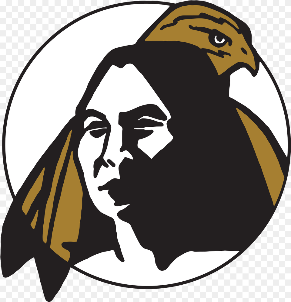 Unc Pembroke Braves Unc Pembroke Athletics Logo, Adult, Female, Person, Woman Png Image
