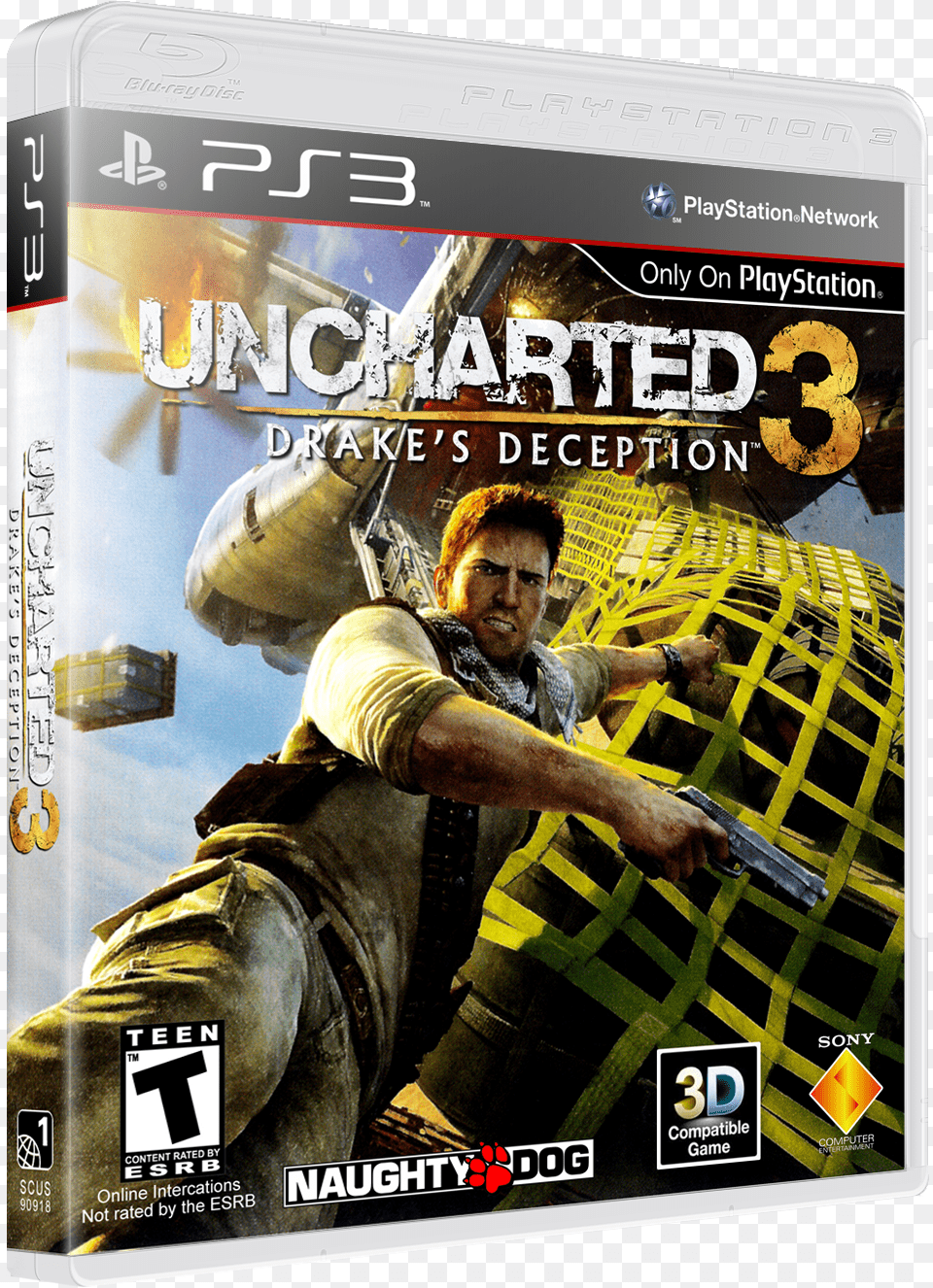 Uncharted 3 Game Of The Year Edition, Adult, Person, Man, Male Png