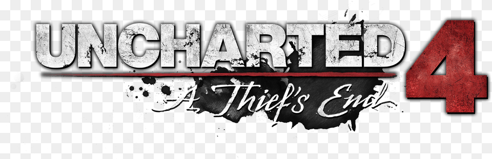 Uncharted 4 A Thief39s End Logo, Text Free Png