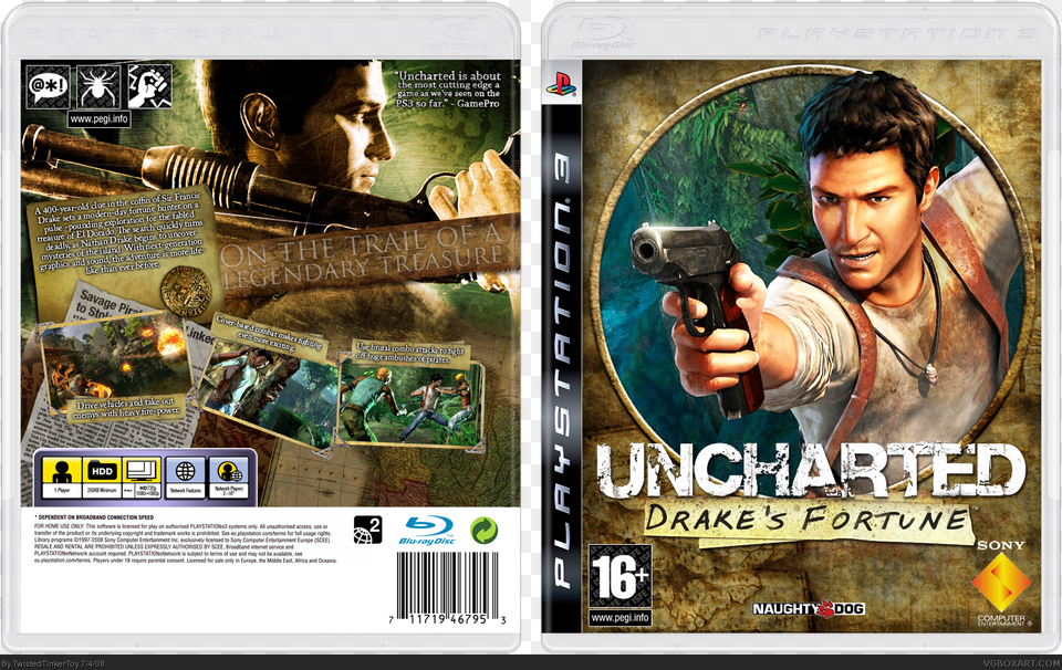 Uncharted Drake39s Fortune Original, Weapon, Firearm, Handgun, Gun Free Png
