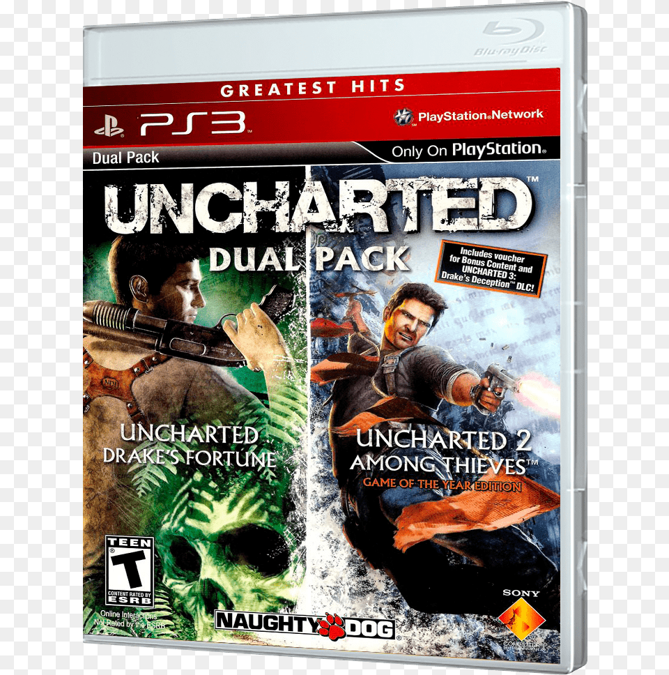 Uncharted Dual Pack, Adult, Person, Man, Male Png