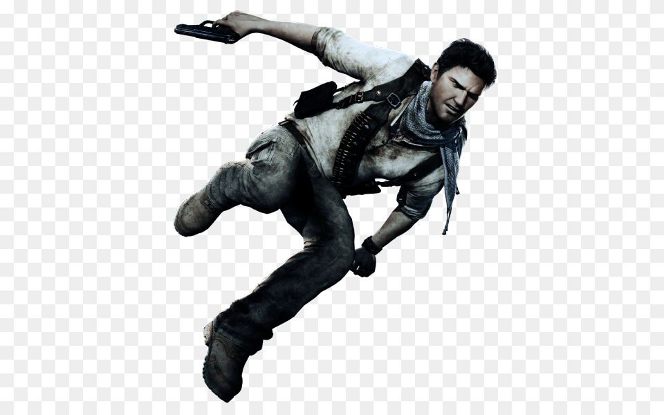 Uncharted Jump, Adult, Male, Man, Person Png