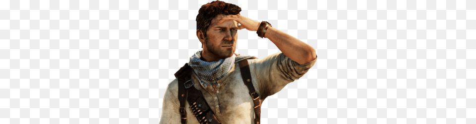 Uncharted Looking, Adult, Head, Male, Man Png