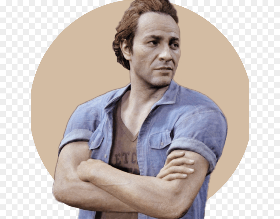 Uncharted Samdrake Uncharted4 Icon For Men, Adult, Photography, Person, Man Png Image