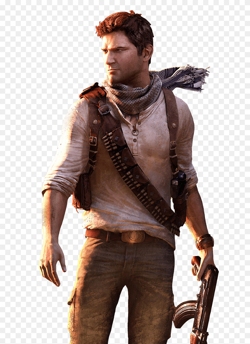 Uncharted Scarf, Adult, Person, Man, Male Free Png Download