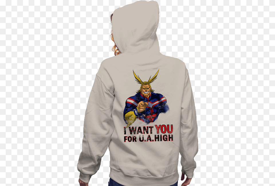 Uncle All Might Shirt, Knitwear, Clothing, Sweatshirt, Hood Free Png Download