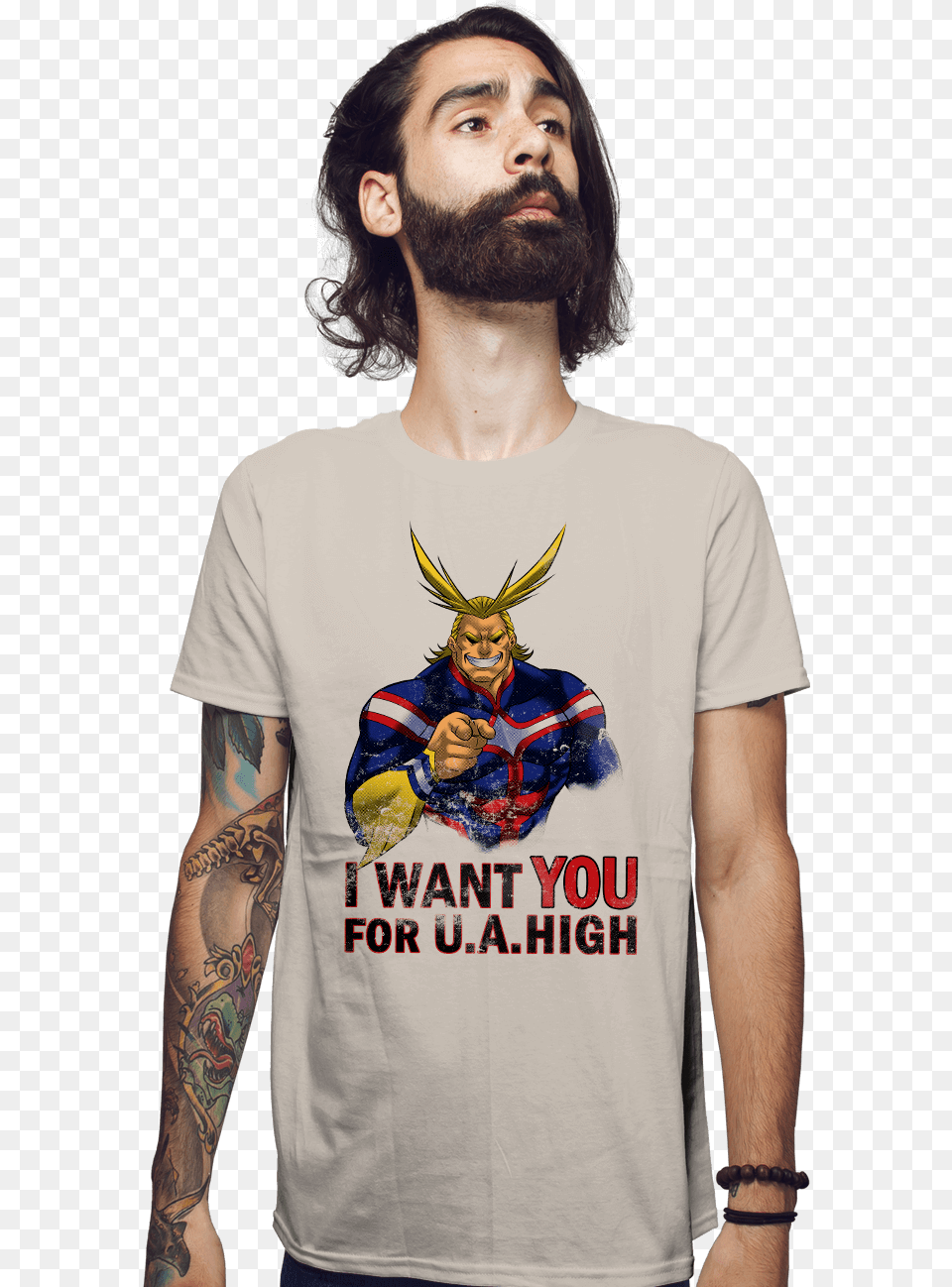 Uncle All Might Want You For Us Army Bob Newby Superhero Shirt, Tattoo, T-shirt, Clothing, Skin Png