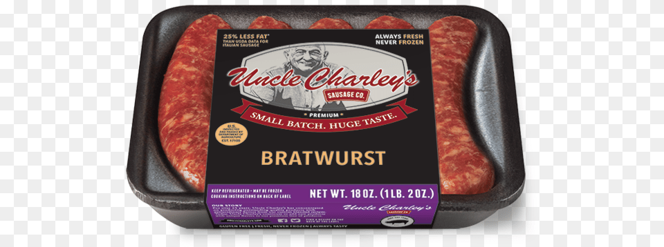 Uncle Charley39s Country Griller Sausage 18 Oz, Food, Meat, Pork, Bbq Free Png Download