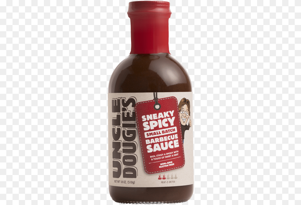 Uncle Dougie39s Rich N39 Spicy Bloody Ceasar Mix, Bottle, Food, Ketchup, Person Free Png