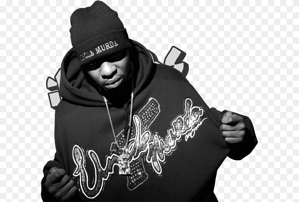 Uncle Murda, Hoodie, Person, Sweater, Hand Free Transparent Png