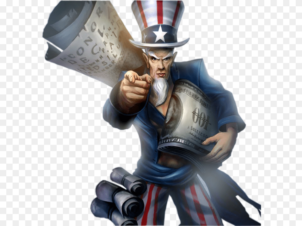 Uncle Ryze Skin Lol American Image League Of Legends Skins, Adult, Male, Man, Person Free Png