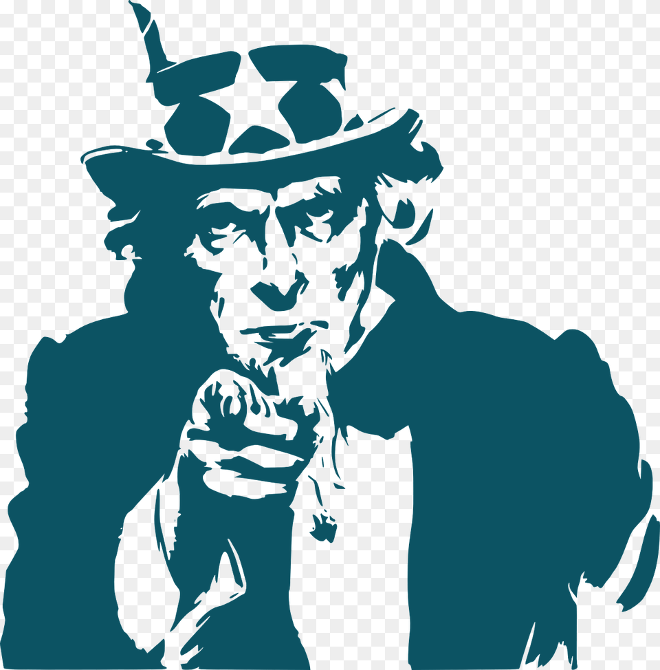 Uncle Sam Clip Art At Clker Uncle Sam I Want You Clip Art, Person, Face, Head Free Png Download