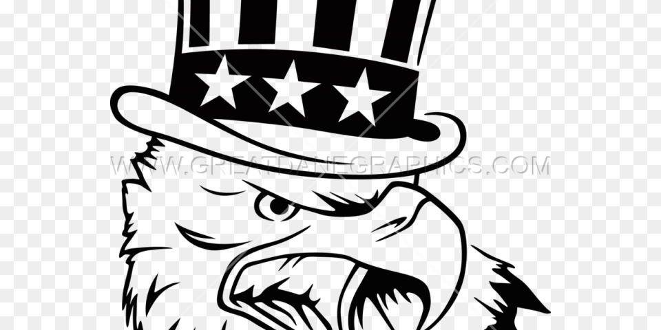 Uncle Sam Clipart Head Uncle Sam Clipart Black And White, Lighting, Bow, Weapon, Triangle Free Png Download