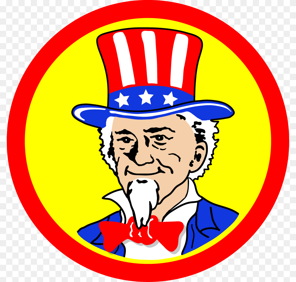 Uncle Sam Clipart Head Uncle Sam Fireworks, Baby, Logo, Person, Clothing Free Transparent Png