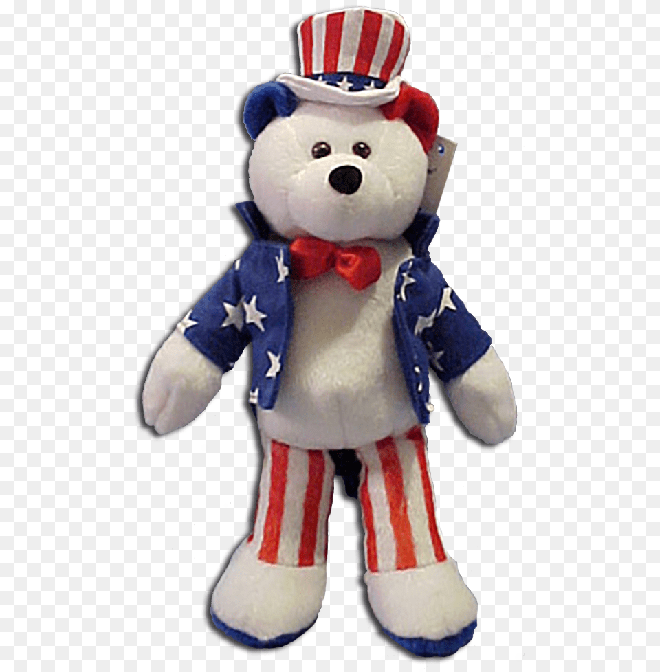Uncle Sam Full Body Teddy Bear, Plush, Toy, Nature, Outdoors Png Image