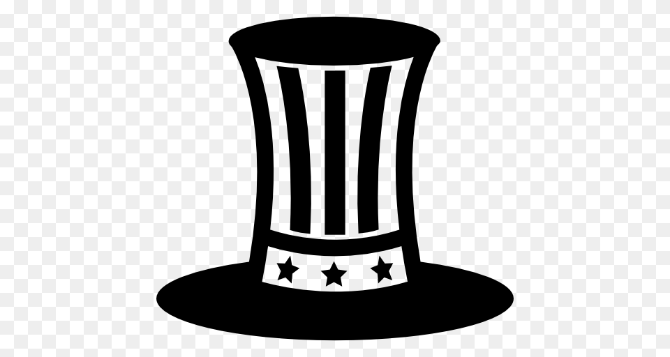 Uncle Sam Hat Symbol, Clothing, Stencil, Jar, Pottery Png Image