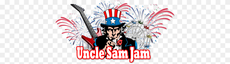 Uncle Sam Jam Downriver Restaurants, Person, People, Adult, Man Free Transparent Png